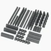 Brix 200 Stück, Slopes, gemischt, Dark Bluish Grey