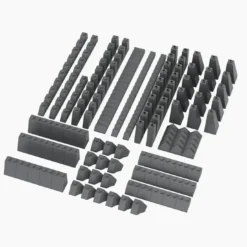 Brix 200 Stück, Slopes, gemischt, Dark Bluish Grey