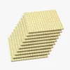 Brix 10 Stück, 16x16 Plate, beige (Tan)