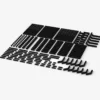 Brix Technic Liftarms, gemischt, Black