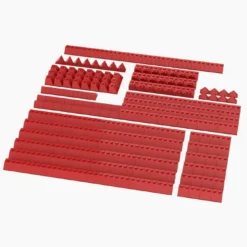 Brix 200 Teile, Roof Slopes, gemischt, Rot