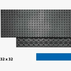Brix 32x32 Plate, blau