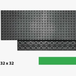 Brix 32x32 Plate, grün