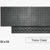 Brix 32x32 Plate, transparent (Trans Clear)