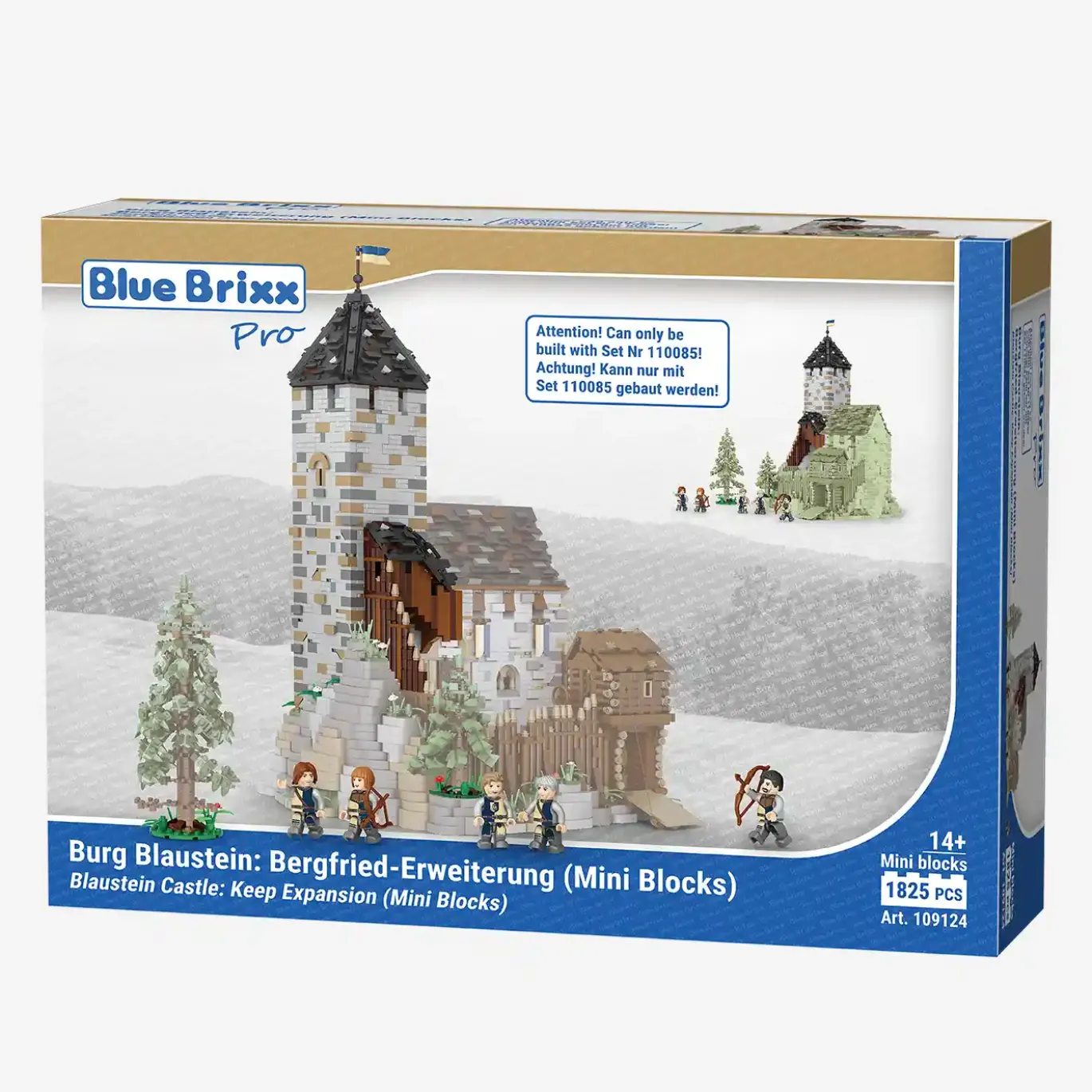 Burg Blaustein Bergfried Erweiterung (Mini Blocks)