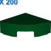 1/4 CIRCLE TILE 1X1 X 200