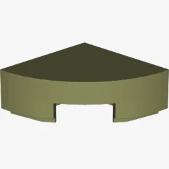 1/4 CIRCLE TILE 1X1 X 200