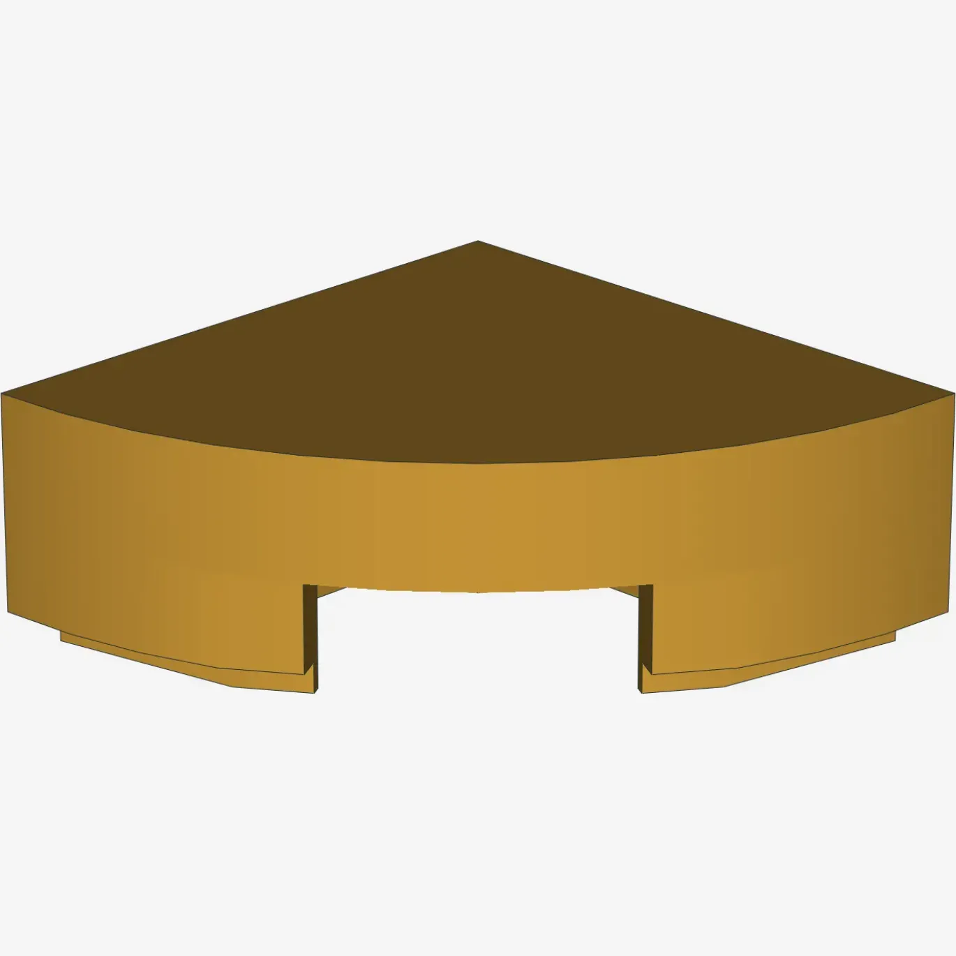 1/4 CIRCLE TILE 1X1 X 200