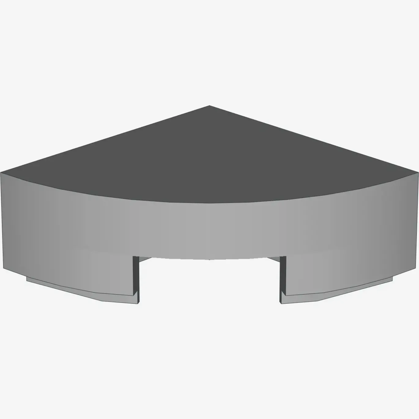 1/4 CIRCLE TILE 1X1 X 1200