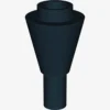 CONE 1X1 INVERTEDE W. SHAFT X 200