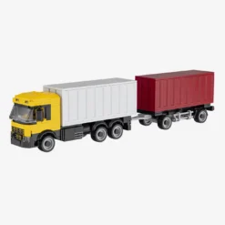Container Lastwagen mit Anhänger