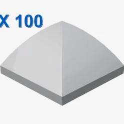 Corner Slope Curved outwards X 100
