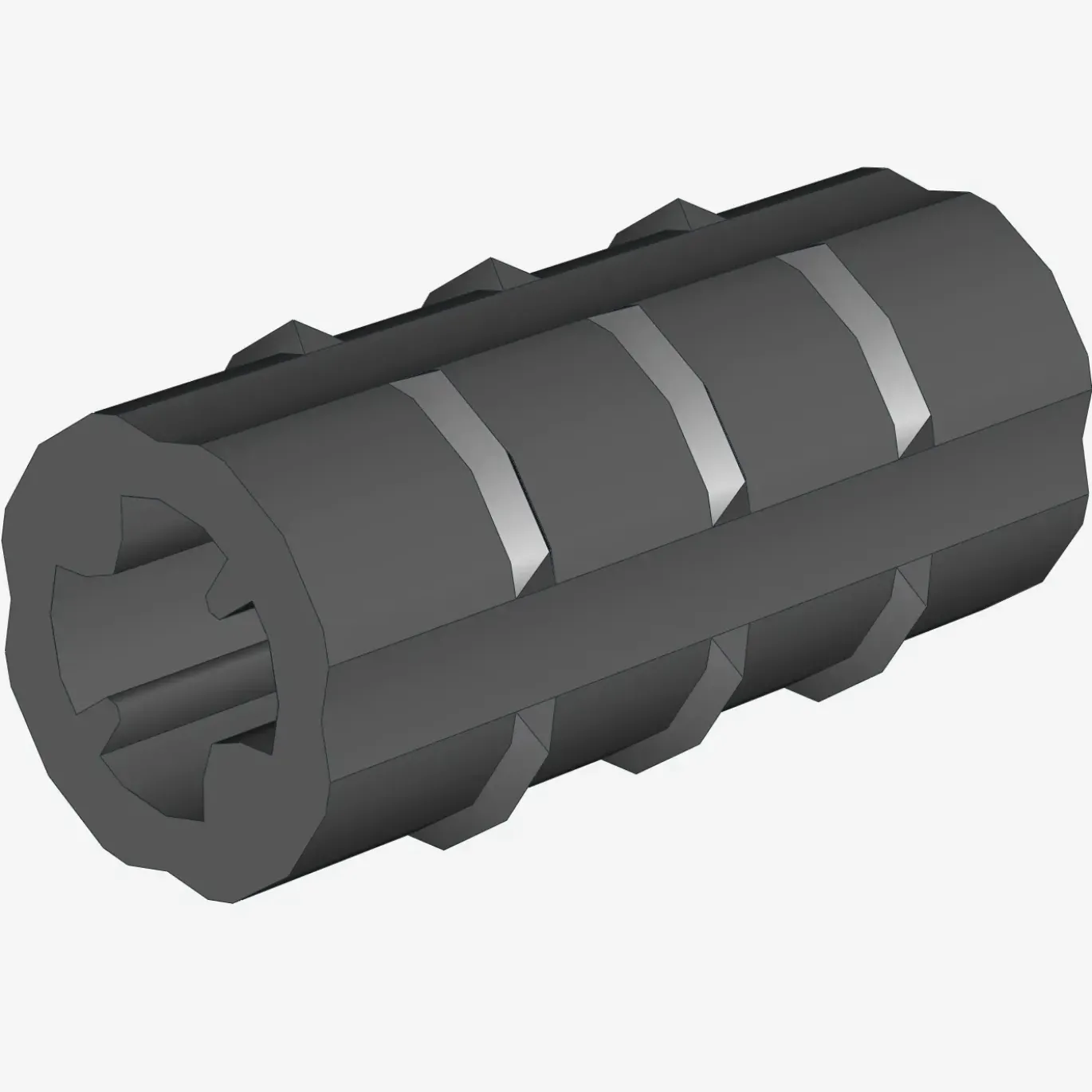 CROSS AXLE, EXTENSION M/3 RIBS X 100