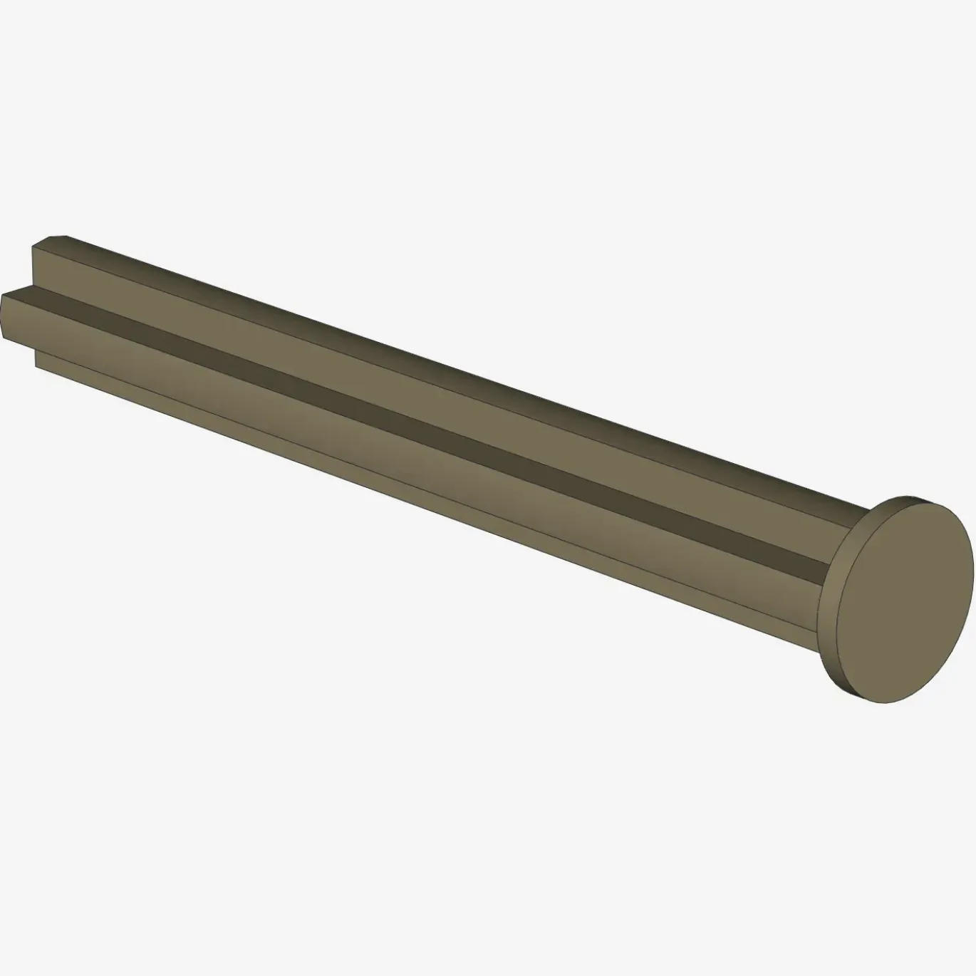 CROSS AXLE 5M WITH END STOP X 100