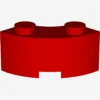 CURVED BRICK 2 KNOBS