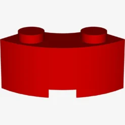 CURVED BRICK 2 KNOBS