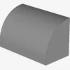 Curved Top, Brick, Modified 1 x 2 x 1 No Studs X 100