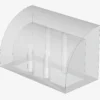 Curved Top, Brick, Modified 1 x 2 x 1 No Studs X 100