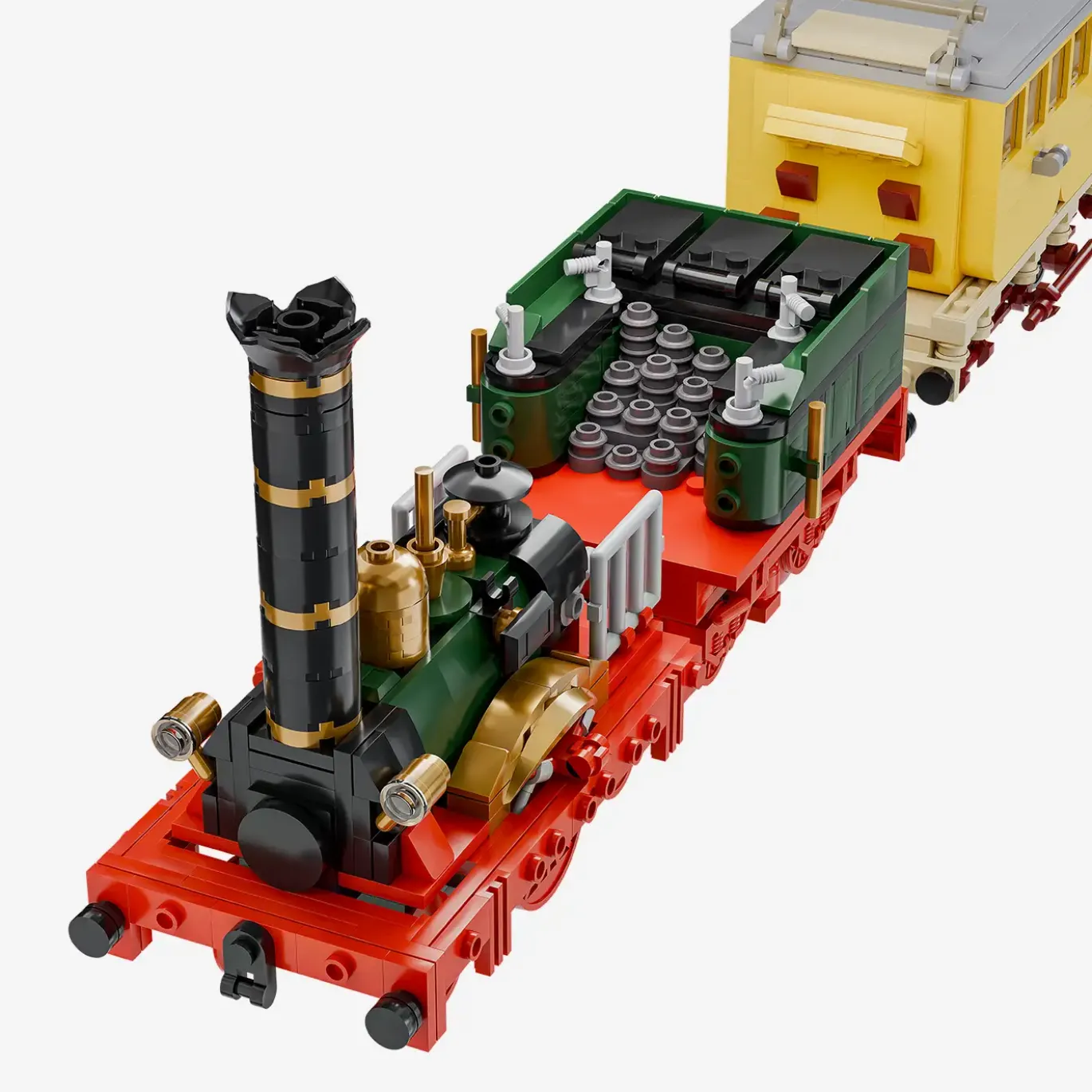 Dampflokomotive Adler mit 1.-3. Klasse-Wagen