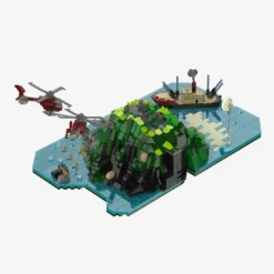 Die drei ???: Toteninsel: Diorama