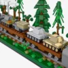 Diorama Dampflok mit Panzern