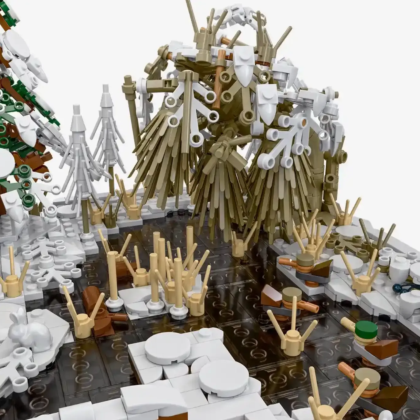 Diorama: Teich im Winter