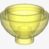 DOME 2X2, INVERTED W. ONE STUD X 100