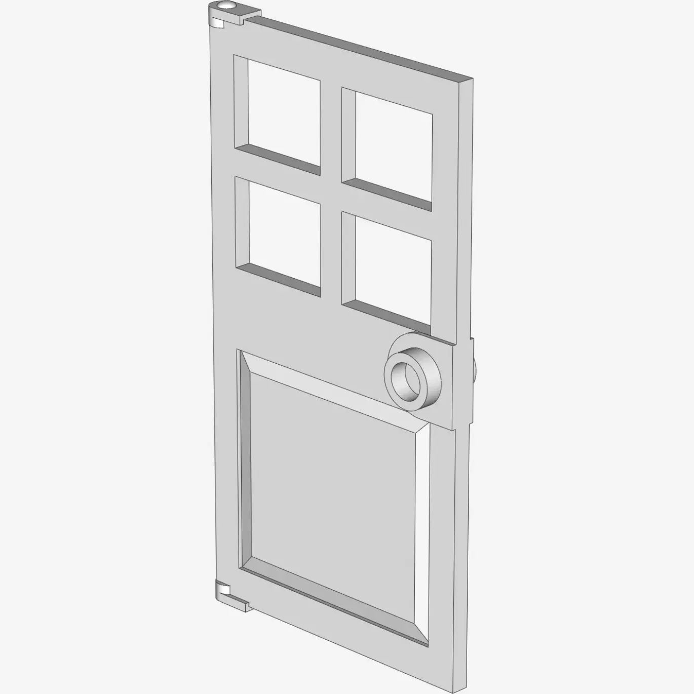 D. W. PANES F. FRAME 1X4X6 X 25