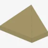 END RIDGED TILE 1X2/45° X 100