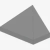END RIDGED TILE 1X2/45° X 100