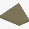 END RIDGED TILE 1X2/45° X 100