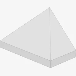 END RIDGED TILE 1X2/45° X 100