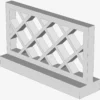 FENCE 1X4X2 X 50