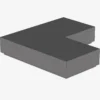 FLAT TILE CORNER 1X2X2 X 100