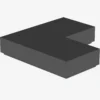 FLAT TILE CORNER 1X2X2 X 100
