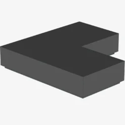 FLAT TILE CORNER 1X2X2 X 100