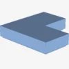 FLAT TILE CORNER 1X2X2 X 100