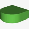 FLAT TILE 1x1 ½ CIRCLE X 200