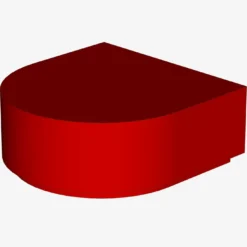 FLAT TILE 1x1 ½ CIRCLE X 200