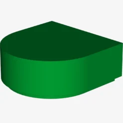 FLAT TILE 1x1 ½ CIRCLE X 200