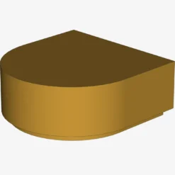 FLAT TILE 1x1 ½ CIRCLE X 200