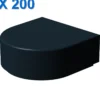FLAT TILE 1x1 ½ CIRCLE X 200