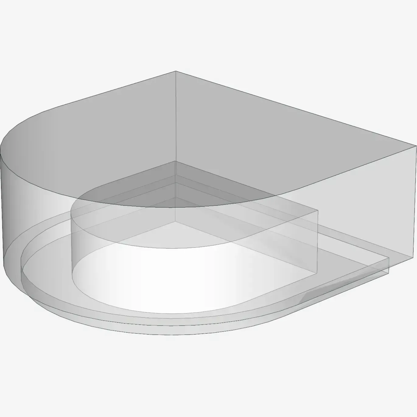 FLAT TILE 1x1 ½ CIRCLE X 200