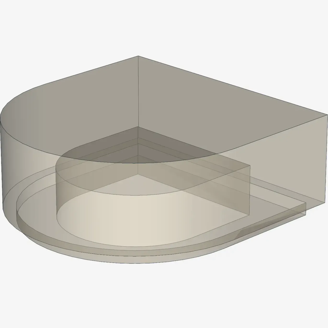 FLAT TILE 1x1 ½ CIRCLE X 200
