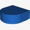 FLAT TILE 1x1 ½ CIRCLE X 200