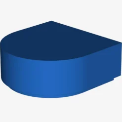 FLAT TILE 1x1 ½ CIRCLE X 200