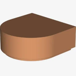 FLAT TILE 1x1 ½ CIRCLE X 200