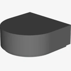 FLAT TILE 1x1 ½ CIRCLE X 1200