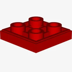 FLAT TILE 2X2 INV. X 100