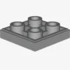 FLAT TILE 2X2 INV. X 600